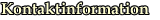 Kontaktinformationen